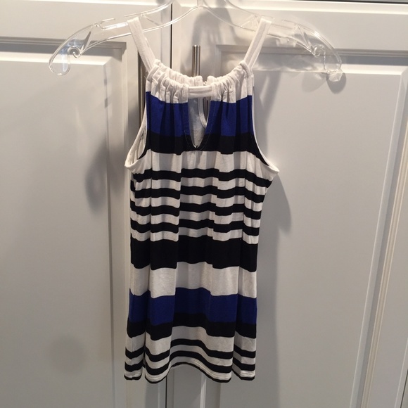 INC striped sleeveless summer top Size Small - Picture 1 of 4